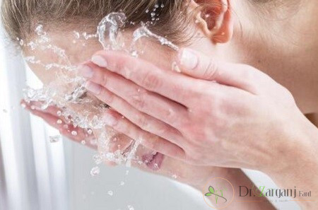  شستن صورت بعد از مزونیدلینگ