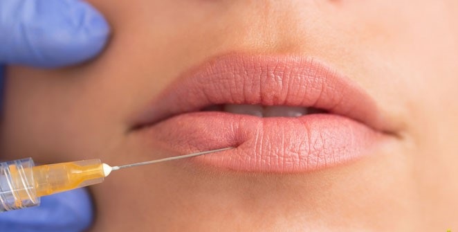حجم لب در تزریق چربی و تزریق ژل